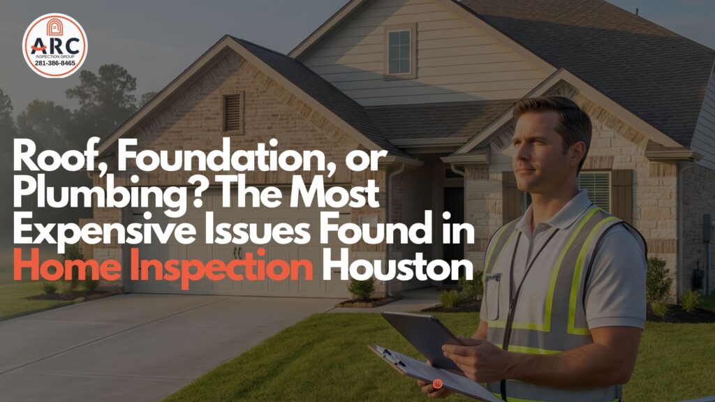 Roof, Foundation, or Plumbing? The Most Expensive Issues Found in Home Inspection Houston